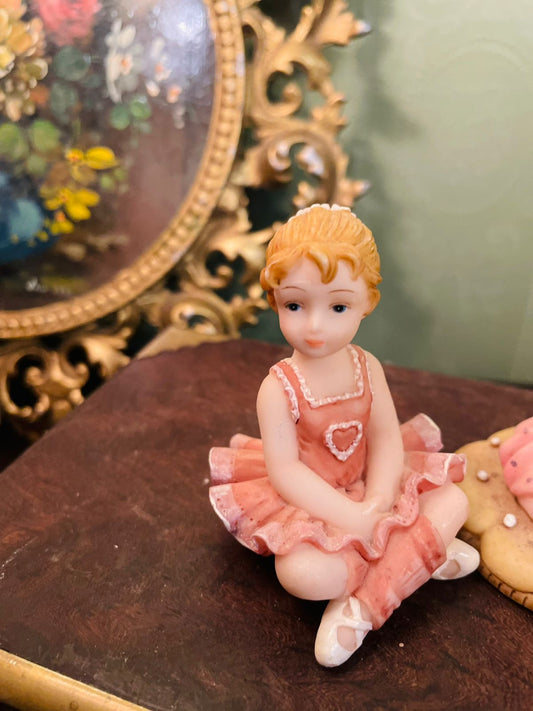 Vintage Children Figurine Collection 3 Inch Cottage Decor