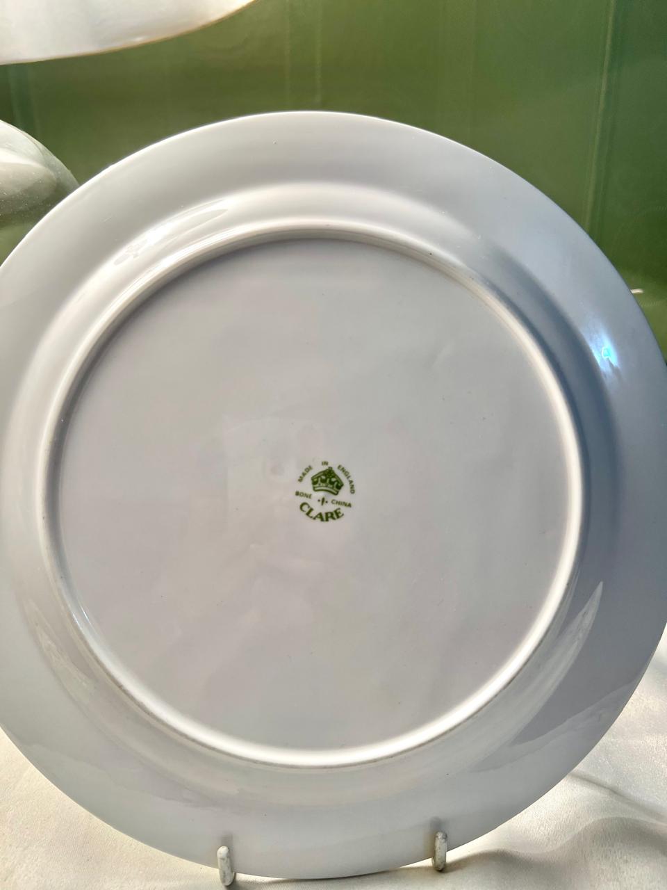 Clare Bone China Child & Floral Decorative Plate 23cm