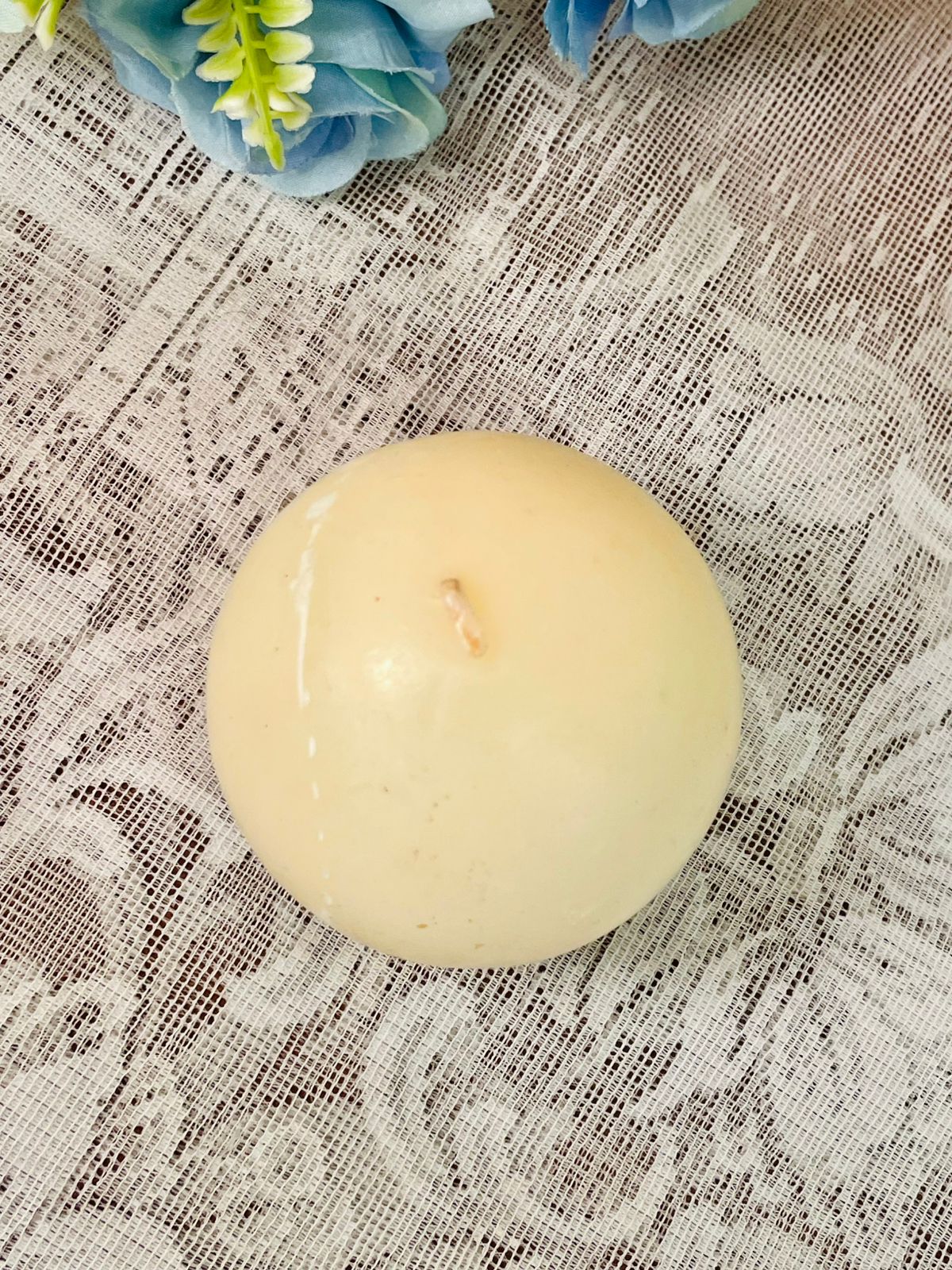 Cream Ball Candle – Decorative Sphere Candle