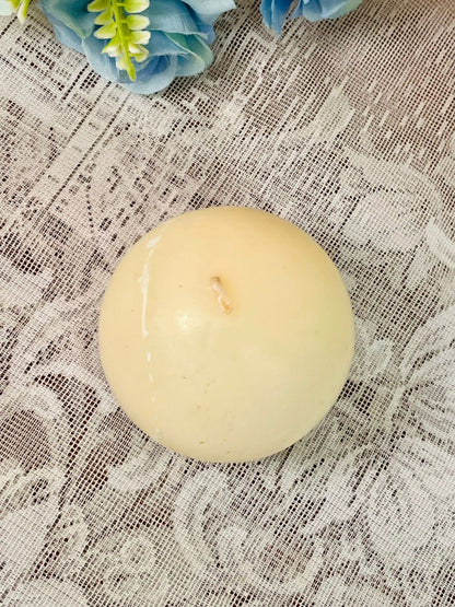 Cream Ball Candle – Decorative Sphere Candle