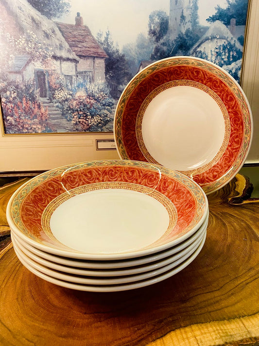 Churchill England Deep Plates Set of 6