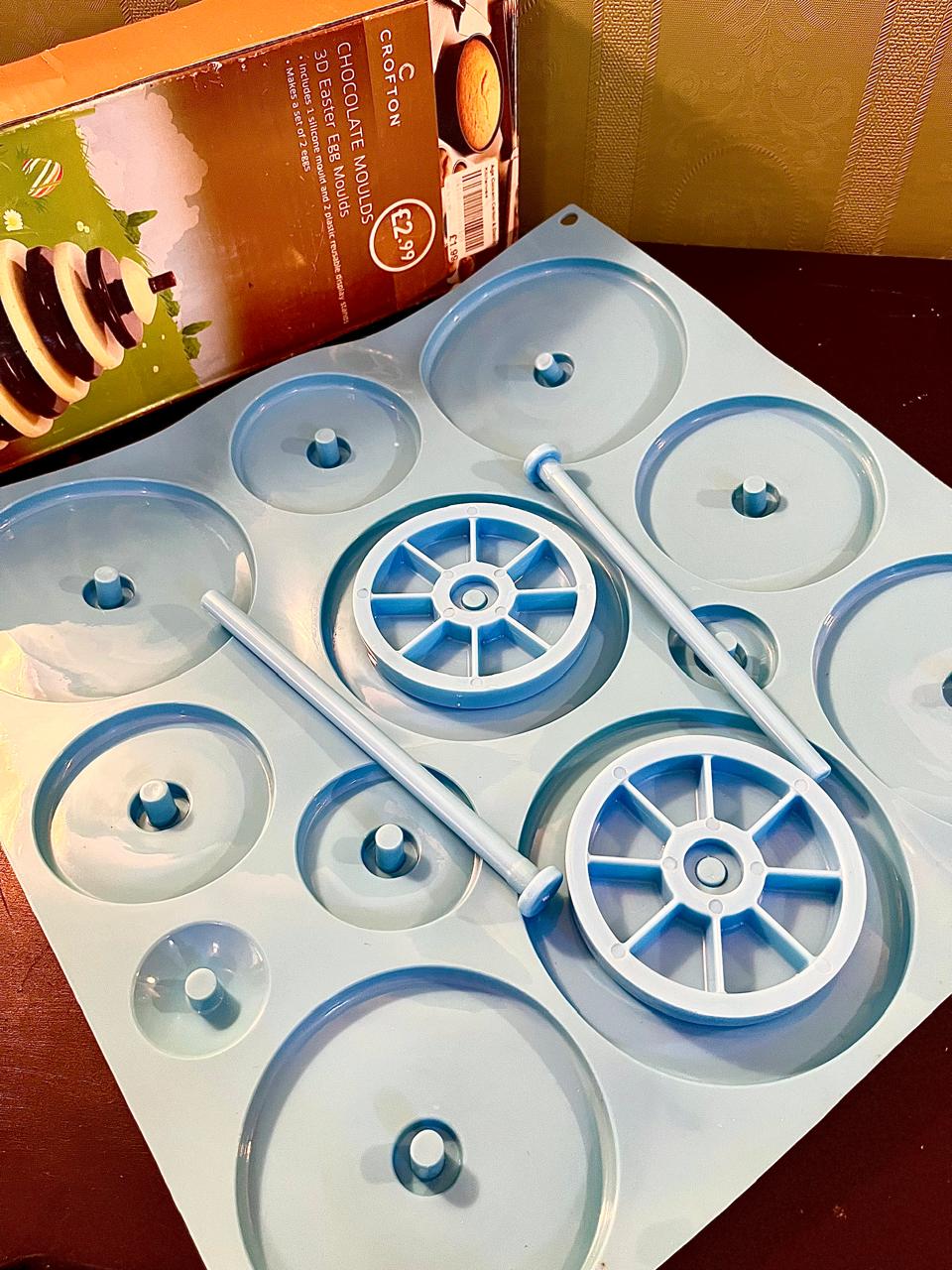 Blue Silicone Cake Pop Mould Set – Round Lollipop Molds