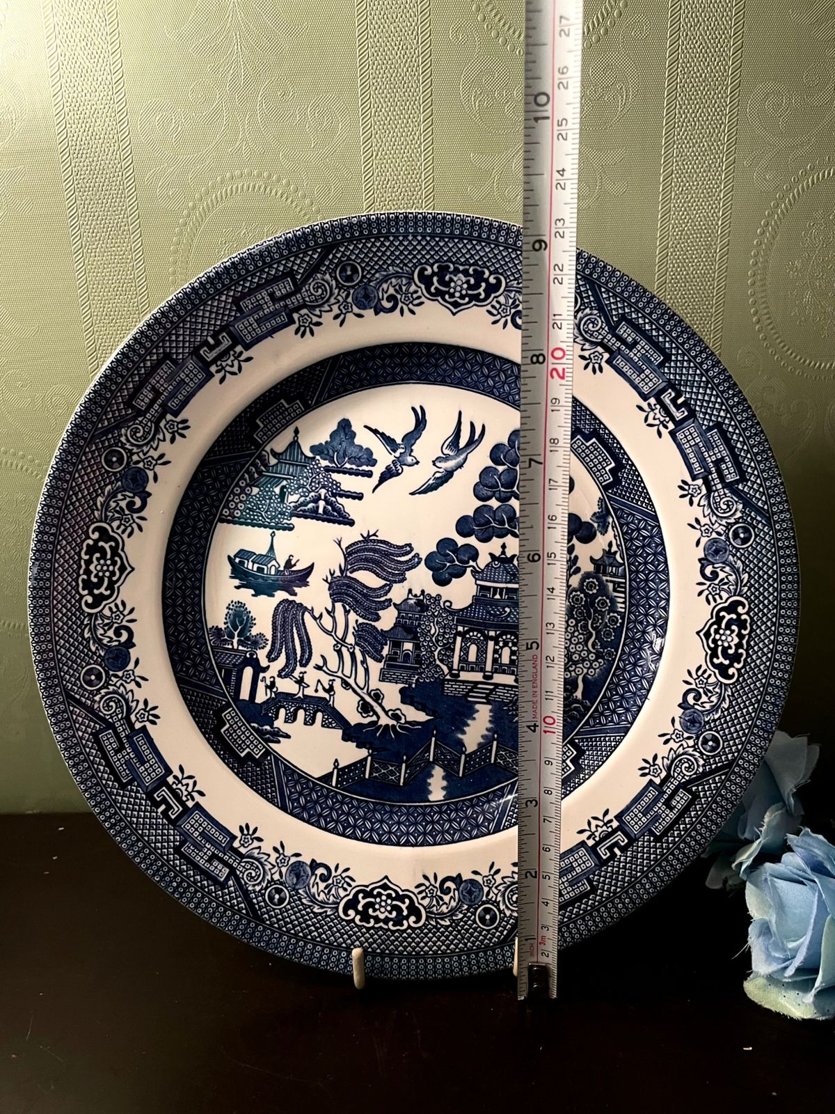 Broadhurst Willow Ironstone Decorative Plate 9 Inch