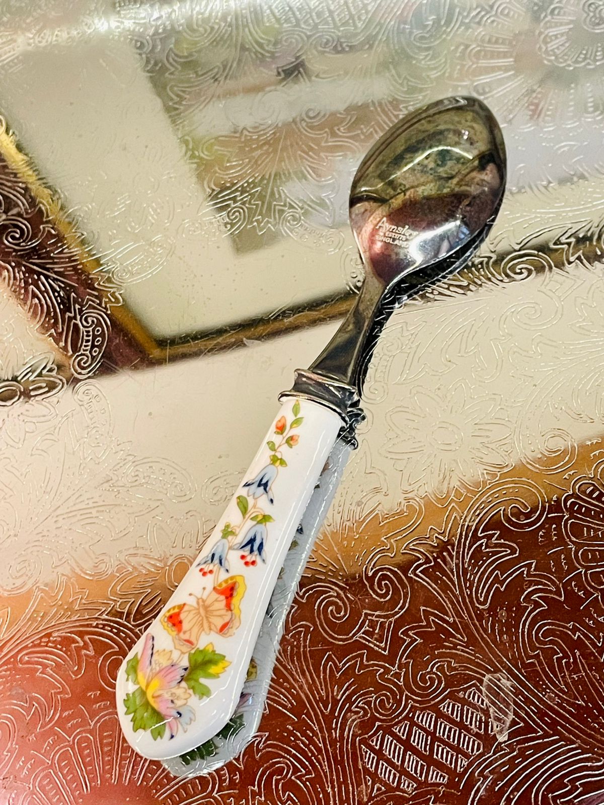 Aynsley Cottage Garden Spoon – Made in England