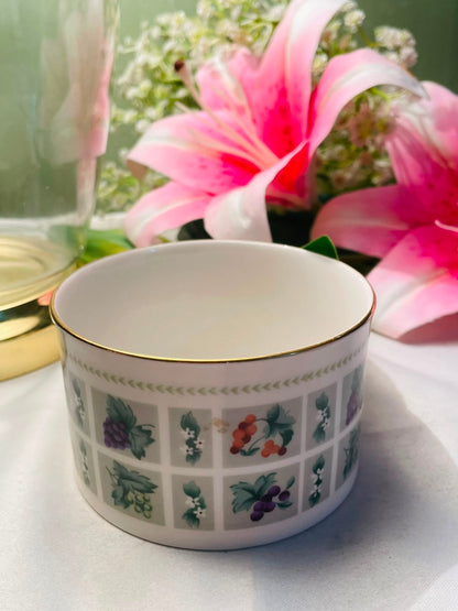 Vintage Royal Doulton Tapestry T.C.1024 Open Sugar Bowl England Approx. 9 cm