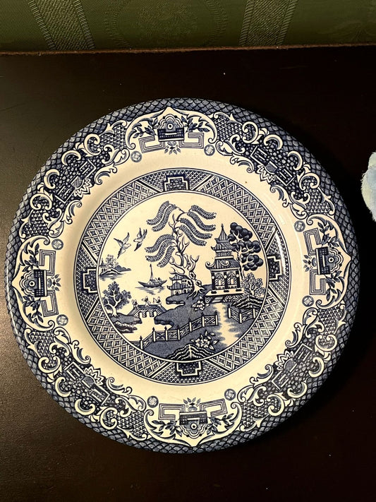 English Ironstone Blue Willow Side Plate 7 Inch