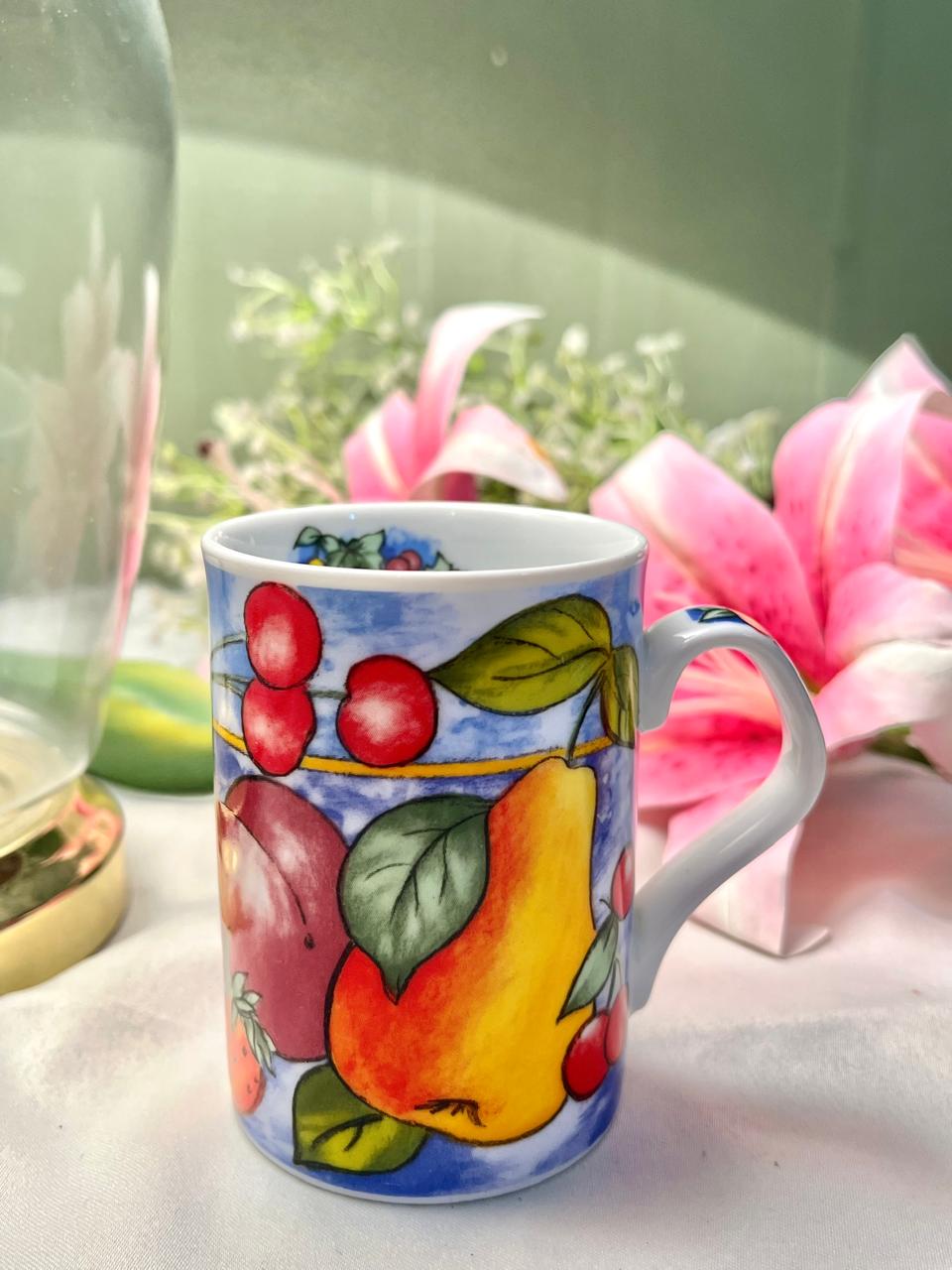 TTC by Inhesion Colourful Fruit Print Ceramic Mug – 4 Inches