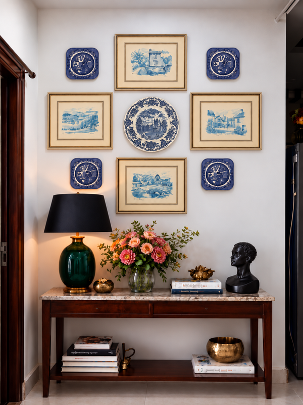 The Blue Chinoiserie Wall Gallery Set 9-Piece (EXCLUSIVE)