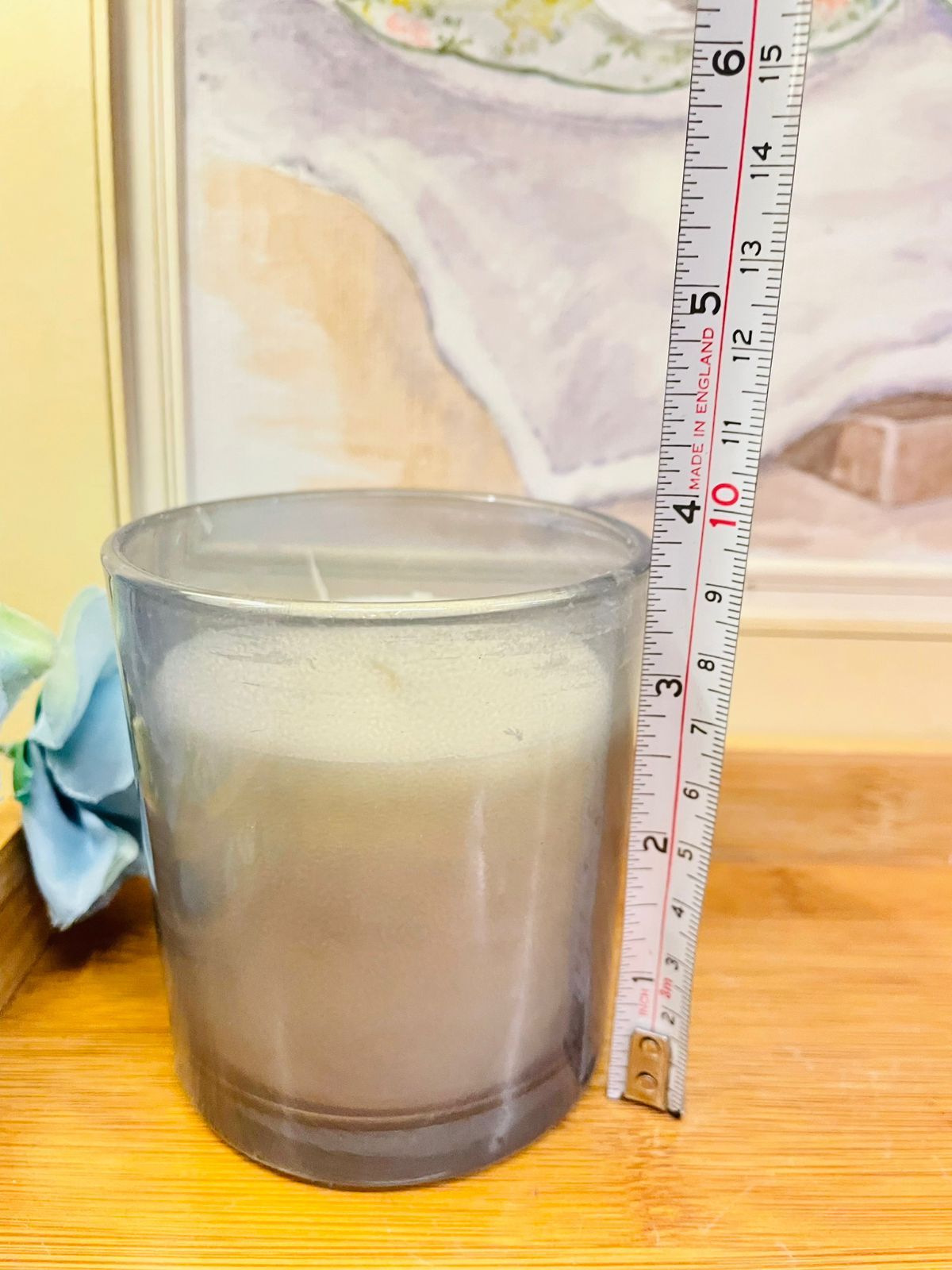 Scented Candle in Frosted Glass Jar | Cozy Home Fragrance | Clean Burn