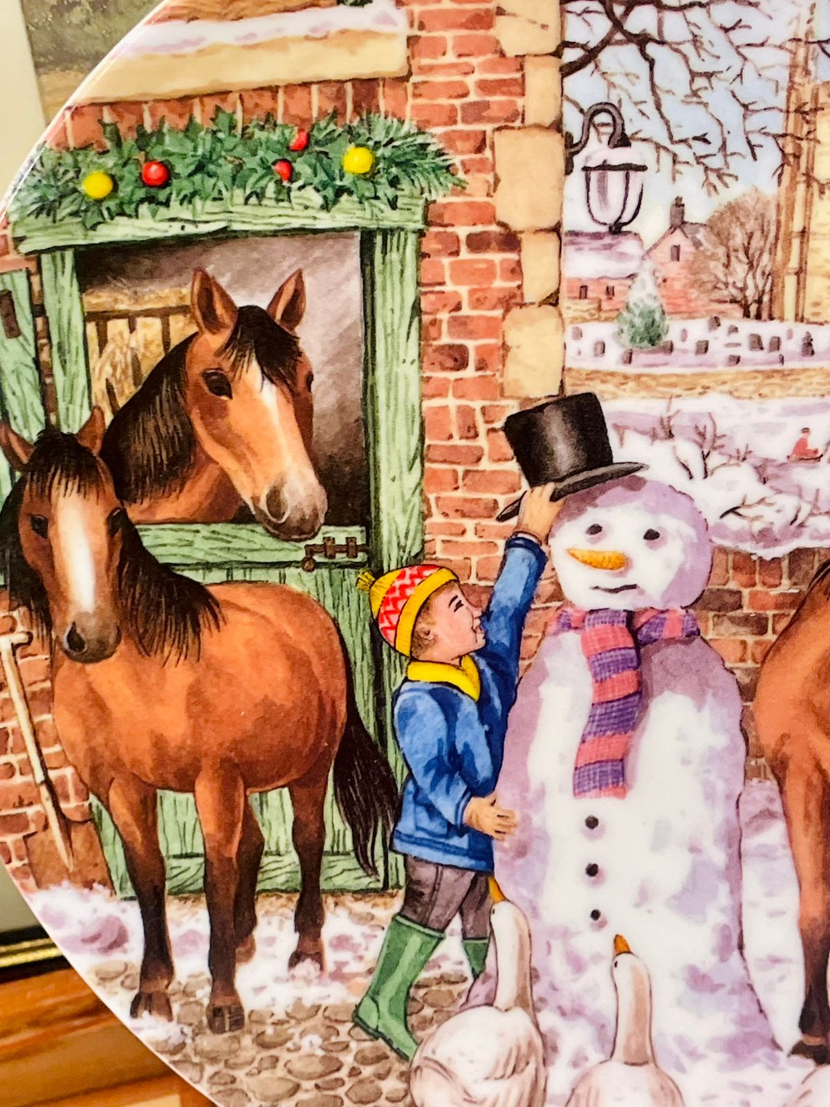 Wedgwood “The Christmas Snowman” Ltd Edition Plate – 1999