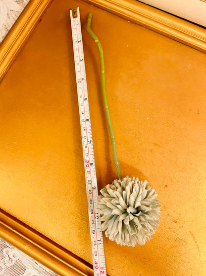 Cream Artificial Chrysanthemum Flower Stem 12"