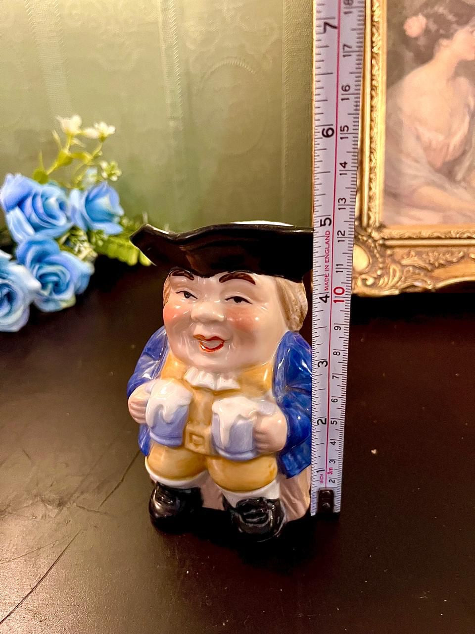 Vintage Toby Character Jug 4 Inch Ceramic Collectible Mug