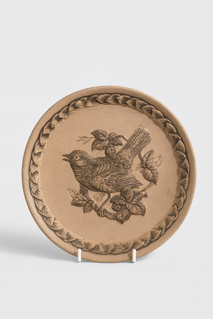 Rare Find - Poole Pottery “The Blackbird” Wall Plates by Barbara Linley Adams – 8.5 inches Vintage Collectible