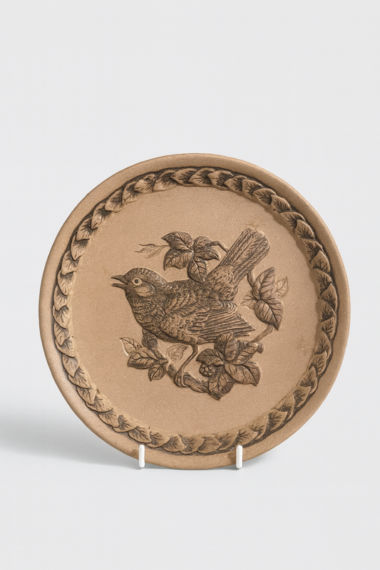 Rare Find - Poole Pottery “The Blackbird” Wall Plates by Barbara Linley Adams – 8.5 inches Vintage Collectible