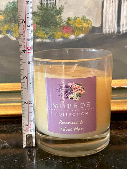 Mobros Collection “Rosewood & Velvet Moss” Scented Candle 250g