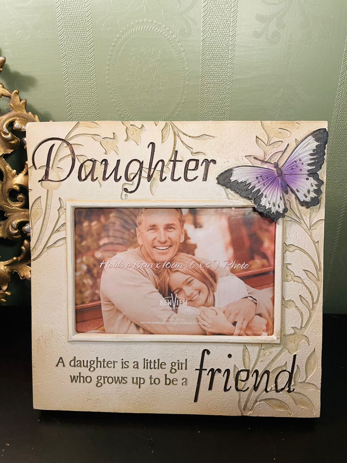 Daughter Butterfly Photo Frame 8 Inch Gift for Daughter