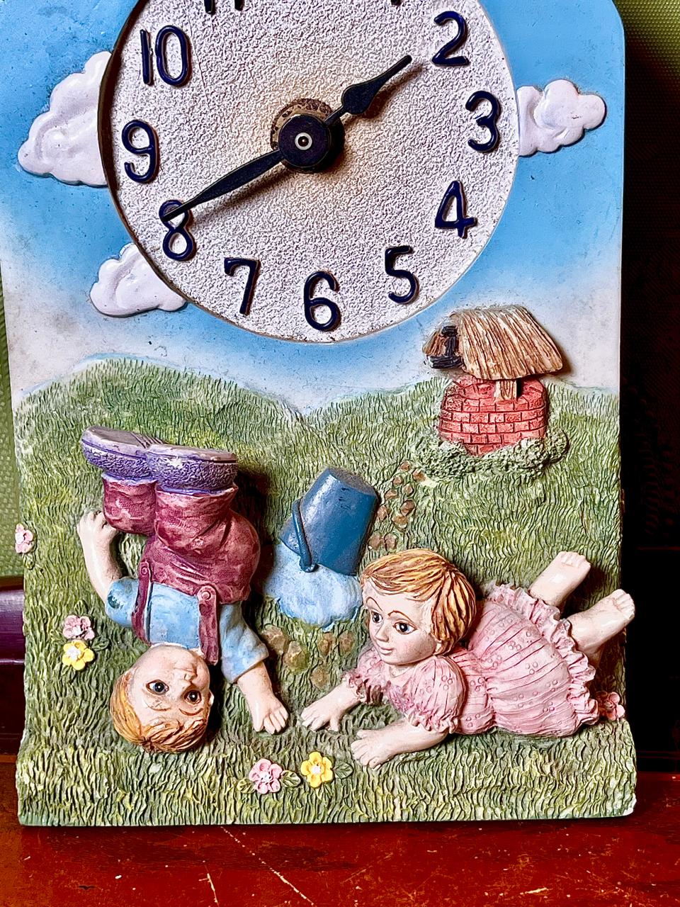 Children Garden Decorative Clock Approx. 7.5 Inch
