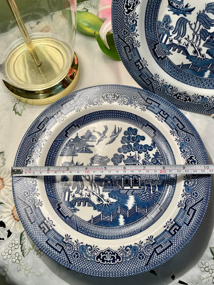 Churchill Blue Willow 10 Inch Decorative Plates – 3 Pieces ( Each Price)