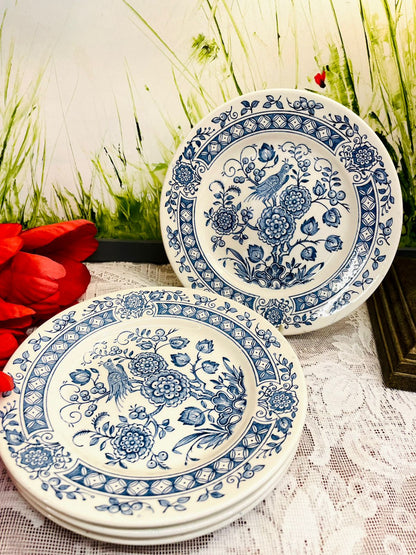 Broadhurst Nankin Blue Quarter Plates