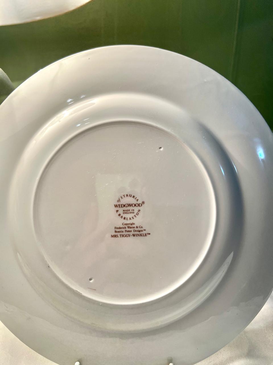 Wedgwood Mrs Tiggy-Winkle Beatrix Potter Plate 23cm