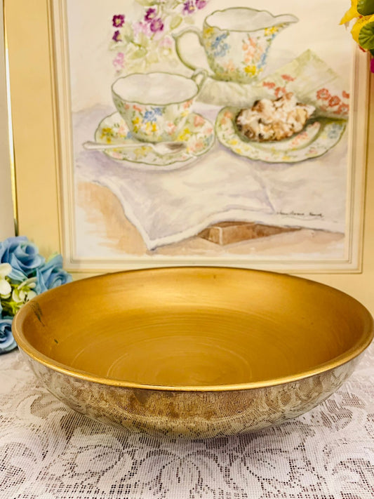 Marks & Spencer Large Gold Pot Pourri Bowl