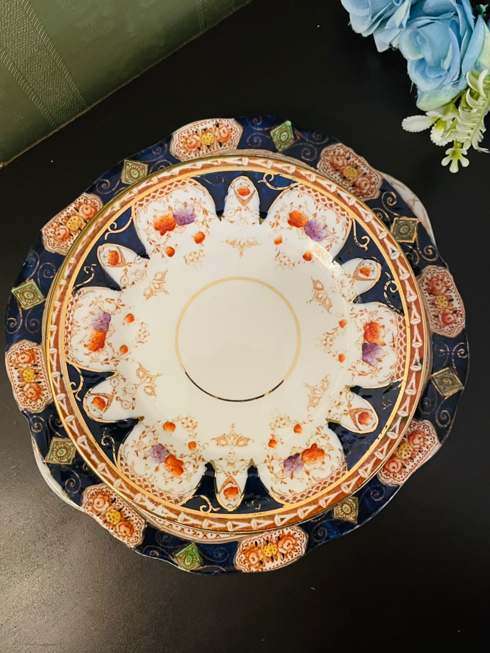 Vintage Keltcraft Imari Style Plates & Platter Set