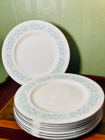 Wedgwood Wyndham Bone China Dinner Plates 10" – Set of 8