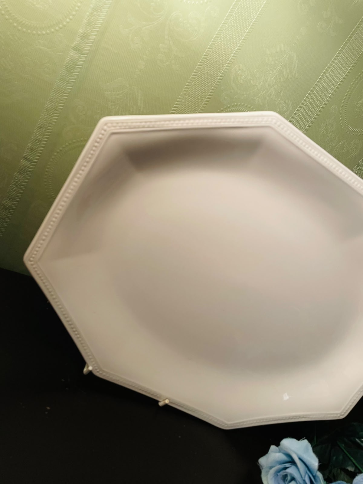 Johnson Bros Heritage White Octagonal Serving Platter