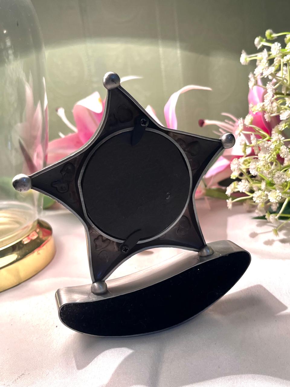 Silver-Tone Star Baby Photo Frame 5.5 Inch