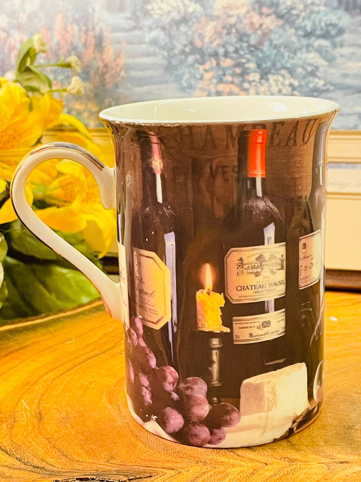 Vintage Wine Fine Bone China Mug | Creative Tops Coffee Cup