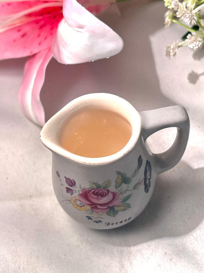 Jersey Floral Ceramic Creamer Jug 3.5 Inch