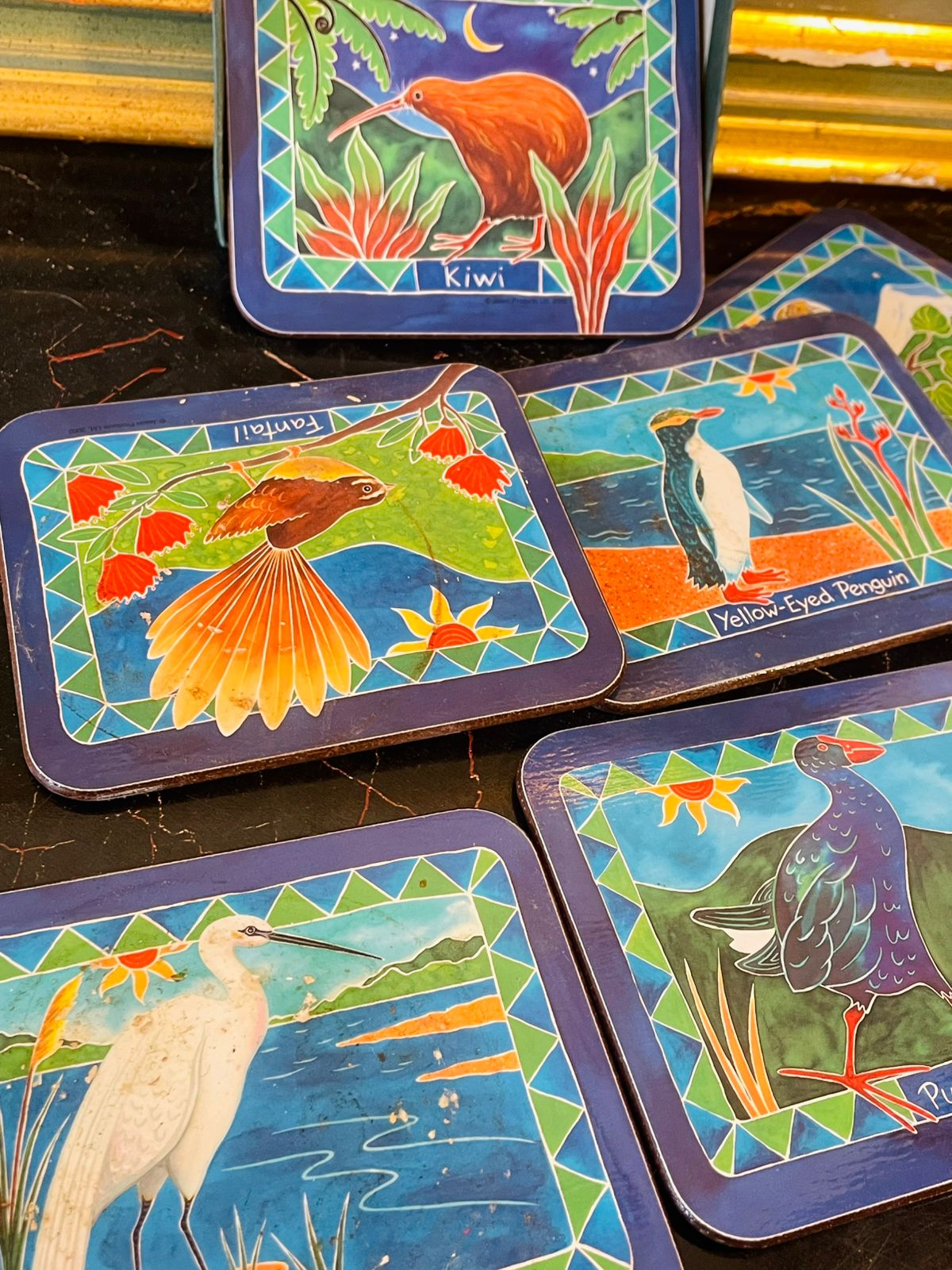 Jason “Make the Occasion” 6-Piece Coaster Set – New Zealand Birds Series