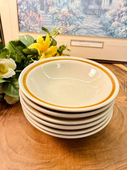 Mountain Wood Stoneware Bowls Set of 6