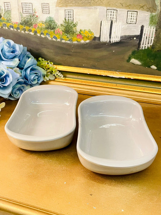 Set of 2 Elegant Vintage Ceramic Serving Plater – Oven Safe