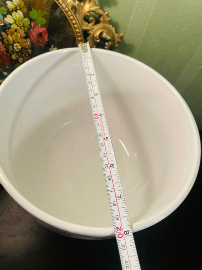 Vintage Nordic Snowflake Mixing Bowl 8 Inch