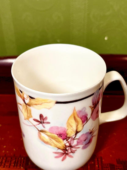 Rose of England Bone China Floral Mug 4" – Made in England