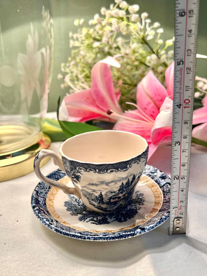 Royal Grafton Chinese Garden Coffee Cup & Saucer Set 2 Piece