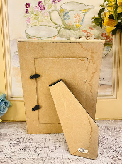 Vintage Pink Floral Photo Frame – Cottage Garden