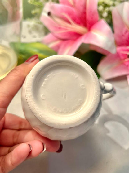 White Ceramic Milk Jug – 4.5 Inch