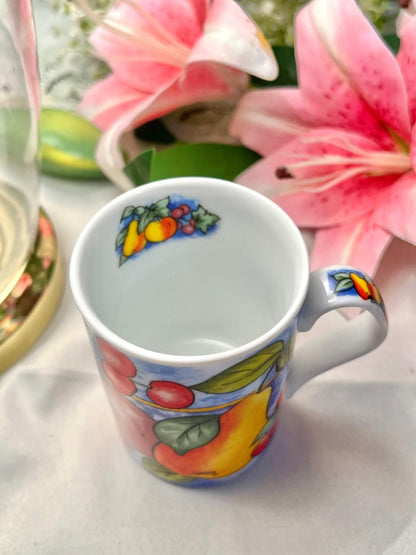TTC by Inhesion Colourful Fruit Print Ceramic Mug – 4 Inches