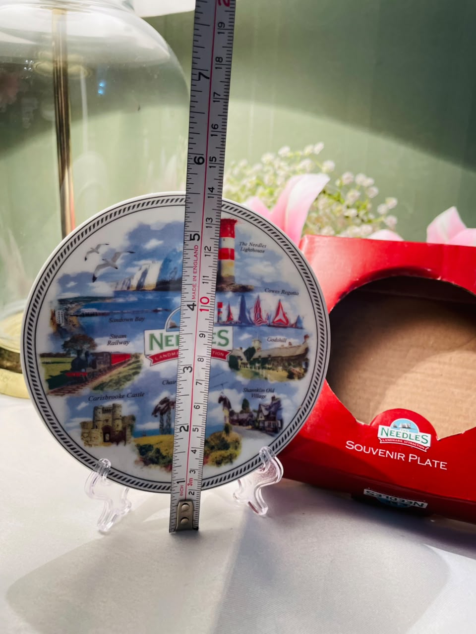 The Needles Souvenir Decorative Plate Approx. 12 cm
