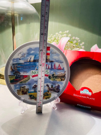 The Needles Souvenir Decorative Plate Approx. 12 cm