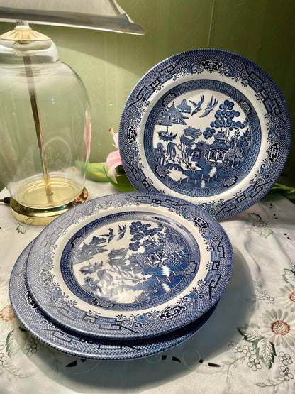 Churchill Blue Willow 10 Inch Decorative Plates – 3 Pieces ( Each Price)