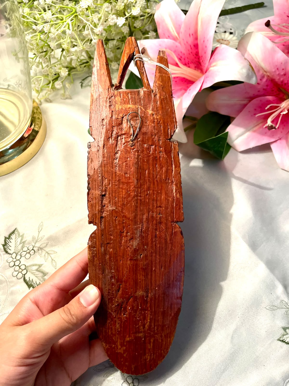 Rare find Carved Wooden Tribal Mask – 11 in