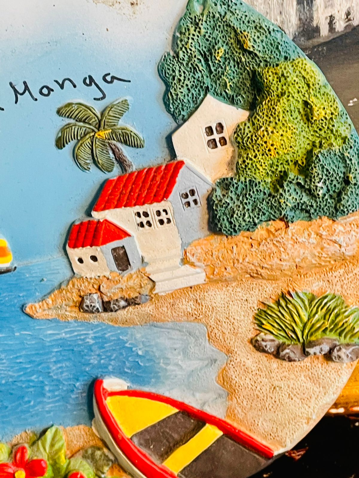 La Manga Spain Souvenir Wall Plate – 3D Coastal Beach Wall Decor