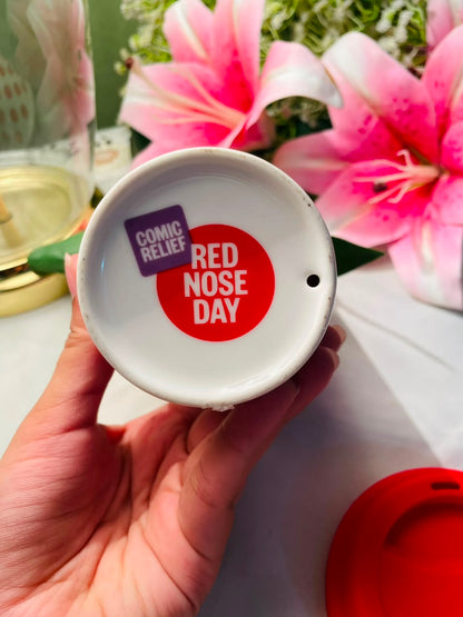 Comic Relief Red Nose Day Polka Dot Travel Mug Approx. 15 cm