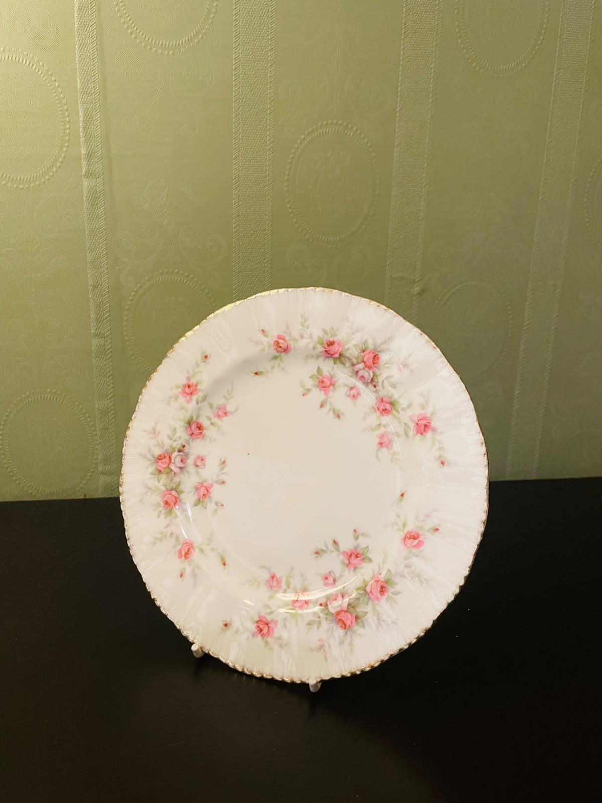 Paragon Victoriana Rose Bone China Plate England