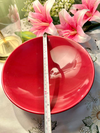 Marks & Spencer Home Red Serving Bowl – 10 Inch