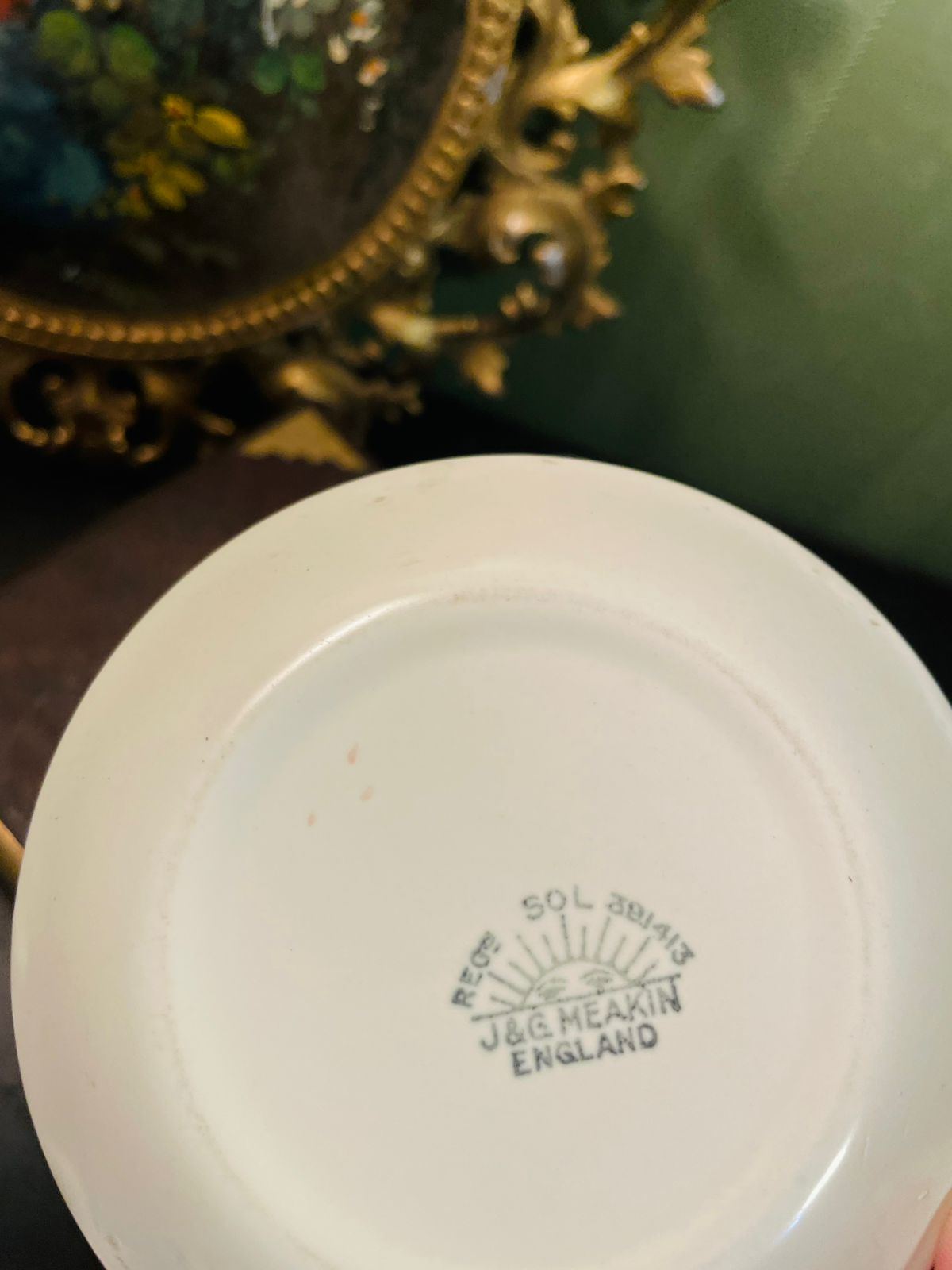 J & G Meakin Sol Rose Small Dishes Set of 2 England