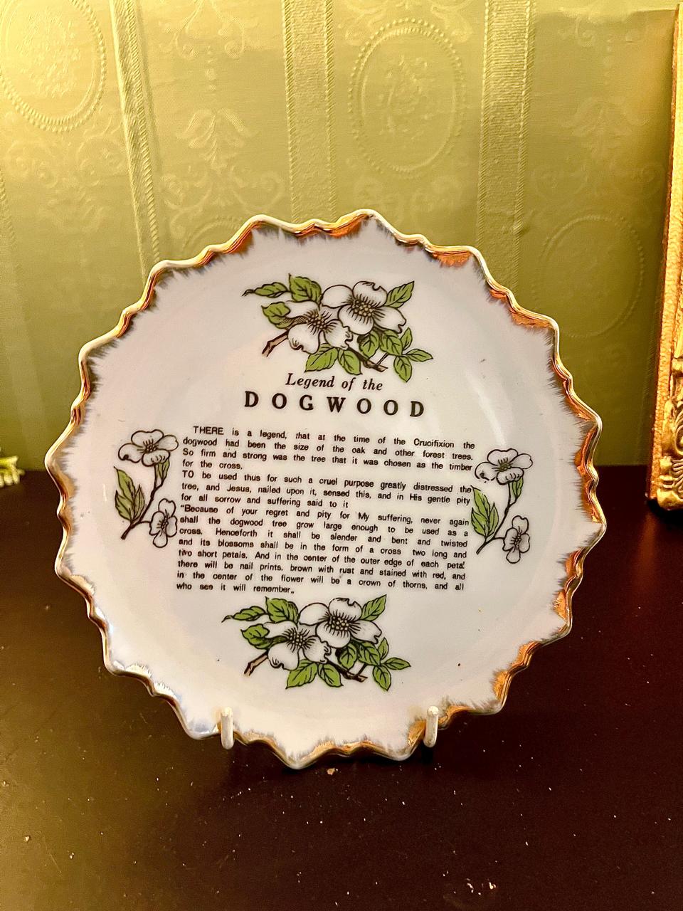 Legend of the Dogwood Decorative Plate 8 Inch